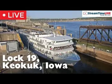 Latest image of Mississippi River Lock & Dam 19, Keokuk, IA, USA