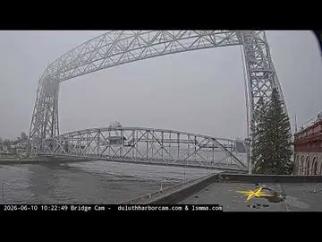 Latest image of Duluth Aerial Lift Bridge Cam
