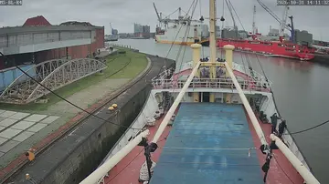 Latest image of MS Bleichen Bugkamera