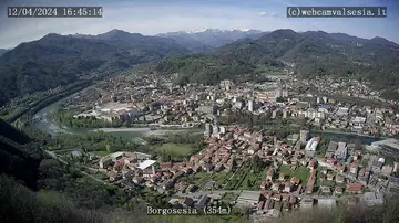 Latest image of Webcam Borgosesia