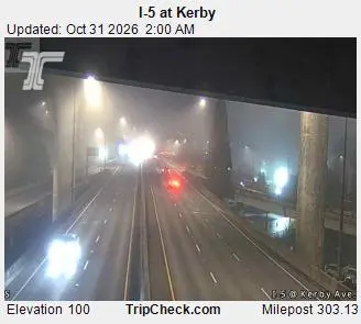 Latest image of I-5 at Kerby