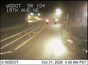 Latest image of SR 104 at MP 29.8: 15th Ave NE