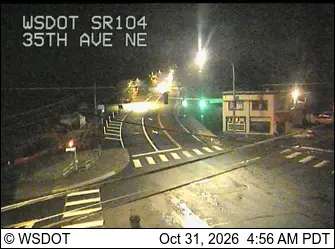 Latest image of SR 104 at MP 31.3: 35th Ave NE