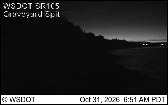 Latest image of SR105 at MP 20: Graveyard Spit