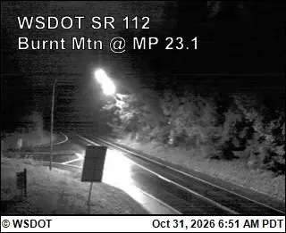 Latest image of SR 112 at MP 23.1: Burnt Mt