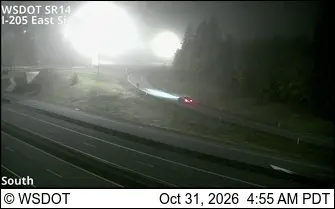 Latest image of SR 14 at MP 6: East of I-205