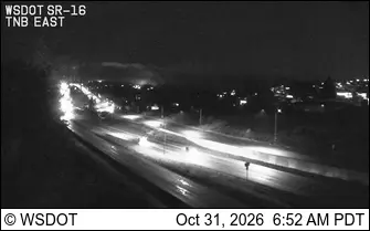 Latest image of SR 16 at MP 4.7: Tacoma Narrows Bridge, Eastside