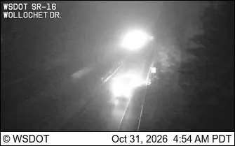 Latest image of SR 16 at MP 12.3: Wollochet