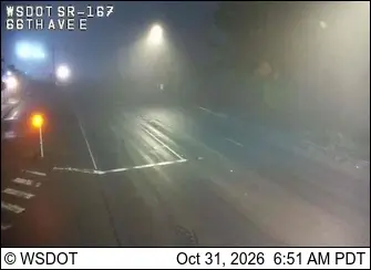 Latest image of SR 167 at MP 3.6: Clarks Creek
