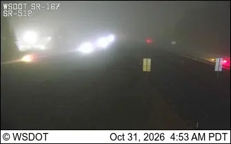 Latest image of SR 167 at MP 6: SR 512 Interchange
