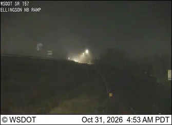 Latest image of SR 167 at MP 12.3: Ellingson Rd, NB