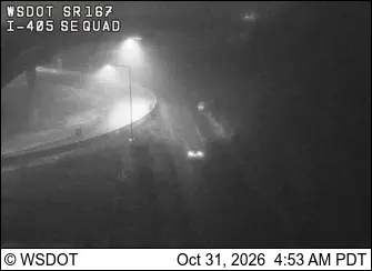 Latest image of SR 167 at MP 26.1: I-405, SE Quad