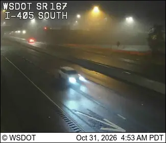 Latest image of SR 167 at MP 26.1: I-405 South