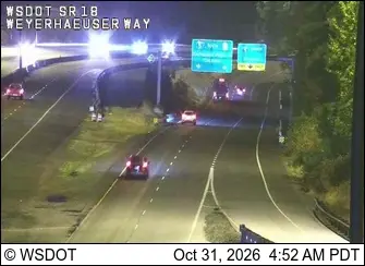 Latest image of SR 18 at MP 0.7: Weyerhaeuser Way