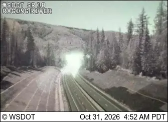 Latest image of SR 18 @ MP 26.1: Raging River