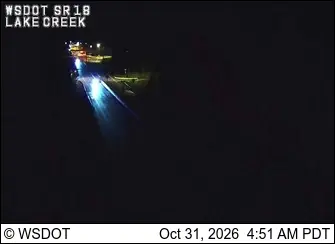 Latest image of SR 18 @ MP 27.5: Lake Creek