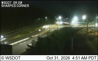 Latest image of SR 20 at MP 47.8: Sharpes Corner (SR 20 Spur)