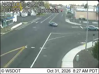 Latest image of SR 28 at MP 46.5: SR 282 Interchange (Ephrata)