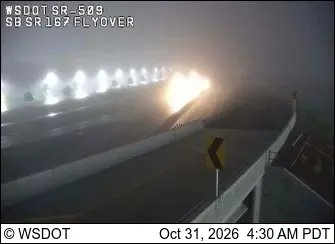 Latest image of SR 509 at MP 3.5B: SB SR167 Flyover
