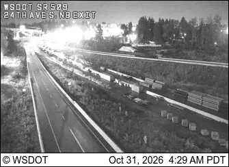 Latest image of SR 509 @ MP 21.48: 24th Ave S, NB Exit