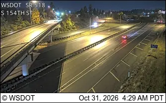 Latest image of SR 518 at MP 1.6: S 154th St