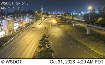 Latest image of SR 518 at MP 2.2: Airport Dr