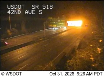 Latest image of SR 518 at MP 2.9: 42nd Ave S