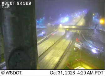 Latest image of SR 520 @ MP 0.07: I-5 Interchange