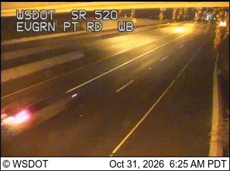 Latest image of SR 520 at MP 4: Evergreen Pt Rd, WB