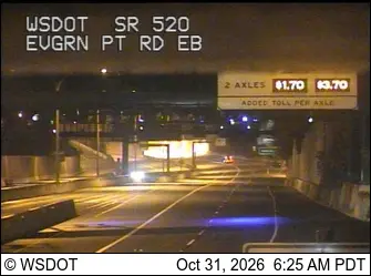 Latest image of SR 520 at MP 4.1: Evergreen Pt Rd, EB
