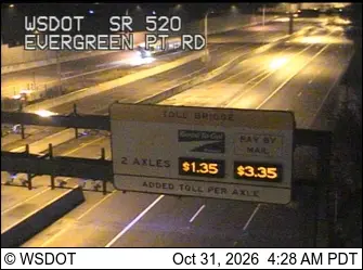 Latest image of SR 520 at MP 4.1: Evergreen Pt Rd