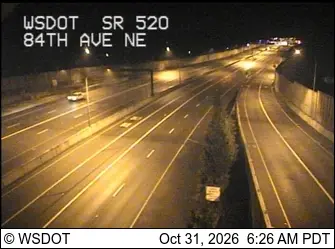 Latest image of SR 520 at MP 4.5: 84th Ave NE