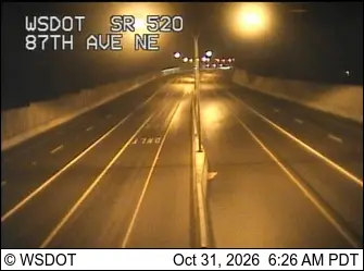 Latest image of SR 520 at MP 4.8: 87th Ave NE