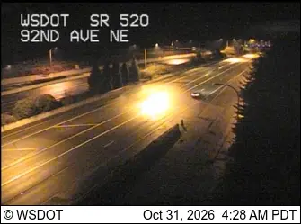 Latest image of SR 520 at MP 5.2: 92nd Ave NE