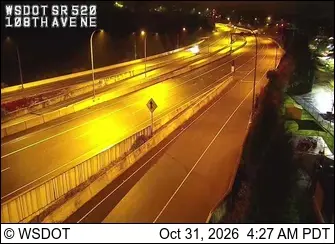 Latest image of SR 520 at MP 6.2: 108th Ave NE, North