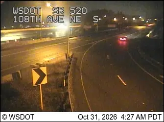 Latest image of SR 520 at MP 6.2: 108th Ave NE, South