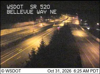 Latest image of SR 520 at MP 5.9: Bellevue Way NE (Lk Wash Blvd)