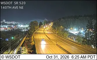 Latest image of SR 520 at MP 8.6: 140th Ave NE