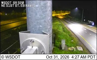 Latest image of SR 520 at MP 10.7: NE 51st St