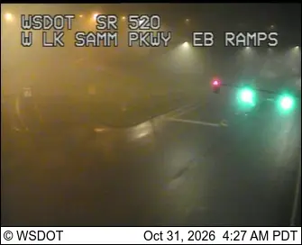 Latest image of SR 520 at MP 11.8: W Lake Sammamish, EB Ramps