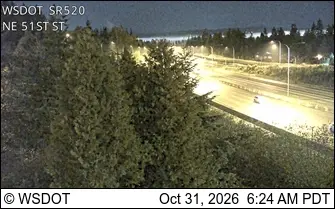 Latest image of SR 520 at MP 10.7: NE 51st St, EB Ramps