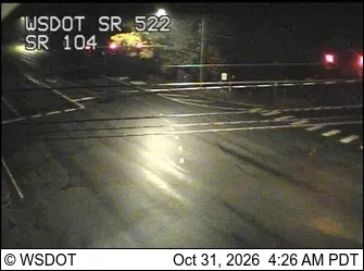 Latest image of SR 522 at MP 5.8: Ballinger Way (SR 104)