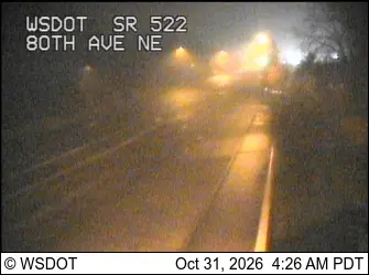 Latest image of SR 522 at MP 7.9: 80th Ave NE