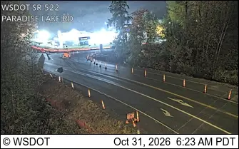 Latest image of SR 522 at MP 16.5: Paradise Lake Rd