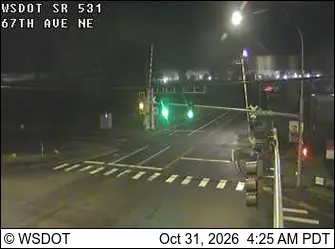 Latest image of SR 531 at MP 8.5: 67th Ave. NE