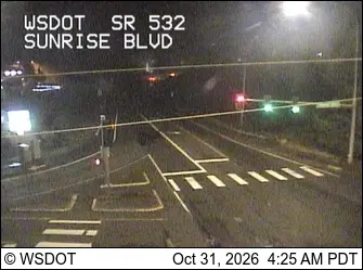 Latest image of SR 532 at MP 0: Sunrise Blvd