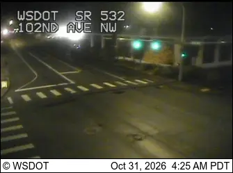 Latest image of SR 532 at MP 4: 102nd Ave NW