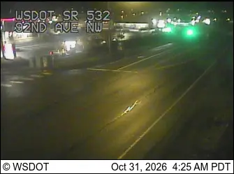 Latest image of SR 532 at MP 4.6: 92nd Ave NW