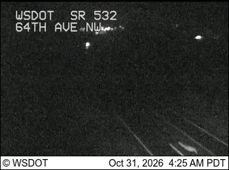 Latest image of SR 532 at MP 6.4: 64th Ave NW