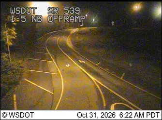 Latest image of SR 539 at MP 0: I-5 NB Ramps